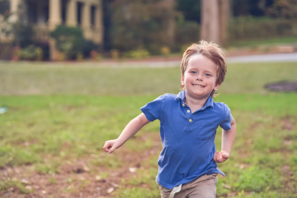 Children that walk well, talk well
